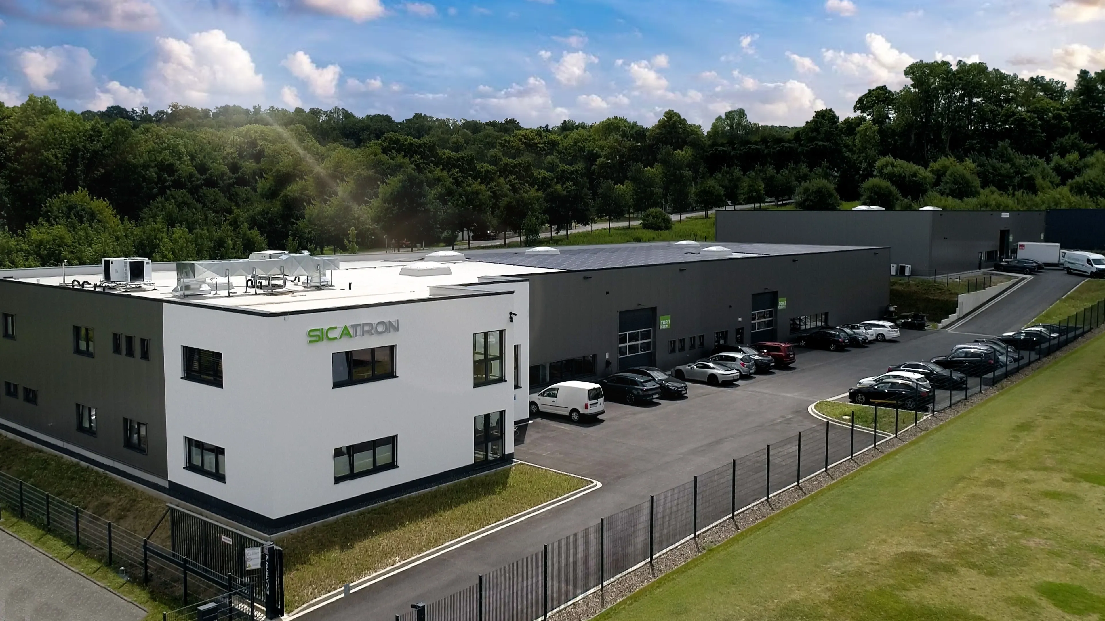 Außenansicht der Firma SICATRON